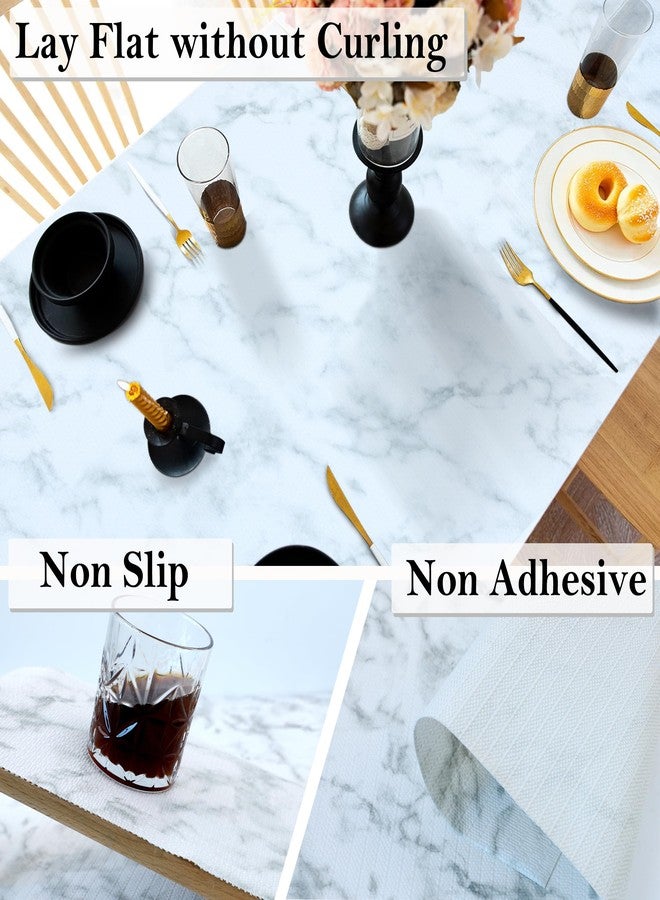 GMSWEET Cabinet Liners for Shelves Waterproof 20 Inch Wide X 20 Ft Non Adhesive Drawer Liners Marble Printed Non Slip Washable Shelf Liners for Kitchen Refrigerator Cupboard Pantry Bathroom - Image 3